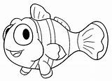 Fish Clown Coloring Pages Nemo Beautiful Cartoon Template Color Print Printable Getcolorings Cute sketch template