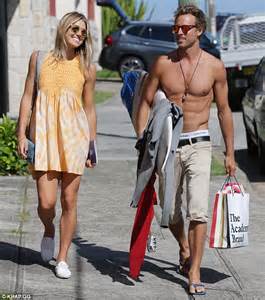 ashley hart enjoys a stroll with fiancé buck palmer daily mail online