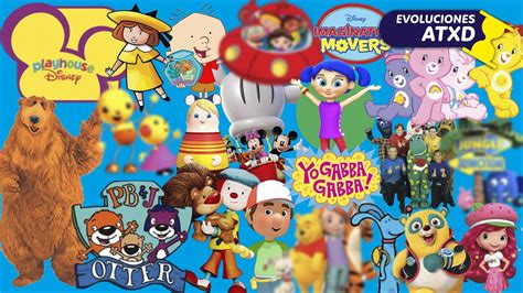 evolucion de playhouse disney   atxd youtube