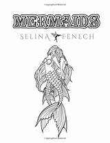 Coloring Mermaids Pages Choose Board Selina Mermaid Fenech sketch template