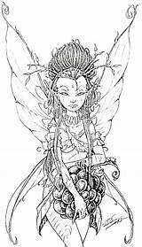 Coloring Pages Angel Angels Fairy Fairies sketch template