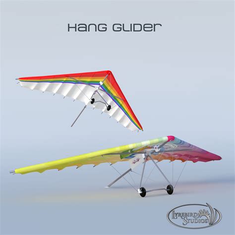 hang glider  model cgtrader