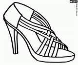 Schoenen Zapatos Hakken Tacon Kleurplaat Kleurplaten Colorear Voor Hoge Sandaal Sandalen Colouring Sandale Schoen Clipartbest Malvorlagenwelt Romer Malvorlage Sandalia Kartu sketch template
