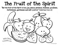 fruit   spirit bible printables bible story printables