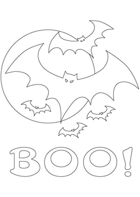 bat coloring pages printable