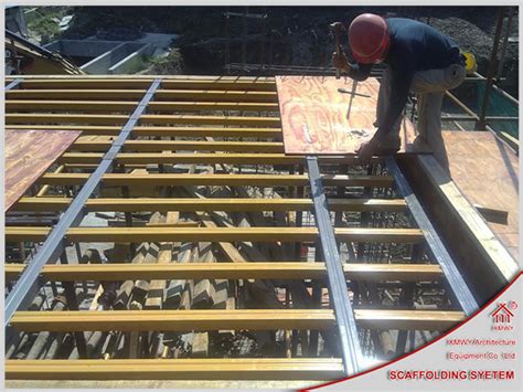 Architectural Concrete Slab Formwork Without Plywood Steel Shoring