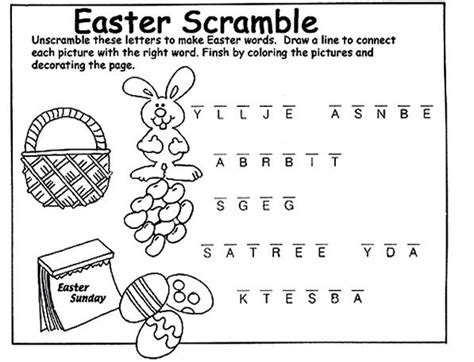 printable easter activity sheet coloring book