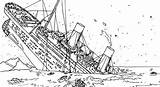 Titanic Rms Afundando Ausmalbilder Dibujo Colorir Wreck Sinking Coloringpagesfortoddlers Tudodesenhos Doghousemusic Coule Bateau Dioramas sketch template