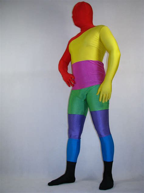 colorful lycra full body zentai suit mzs  faniezappcom