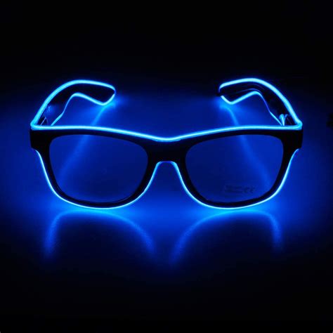Aquat El Wire Flashing Neon Rave Glasses