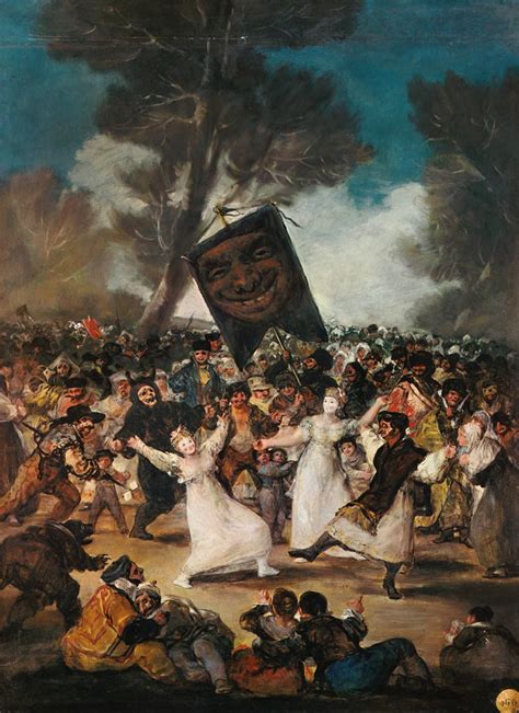 El Entierro De Sardina F De Goya Francisco José De Goya
