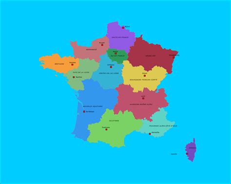 topografie de nieuwe regios van frankrijk wwwtopomanianet