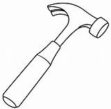 Hammer Coloring Pages Template Kids Designlooter Drawings sketch template