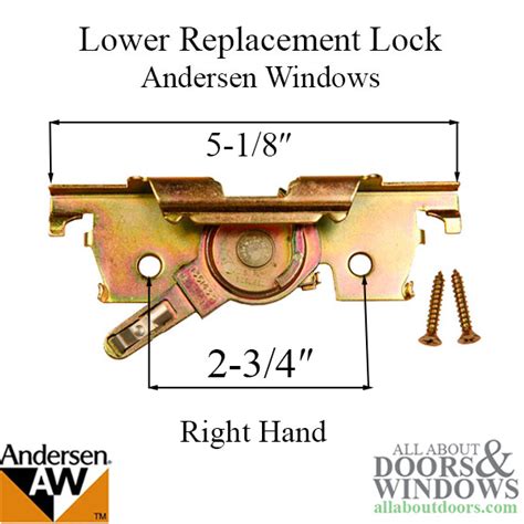 replacement lock  hand  andersen casement windows