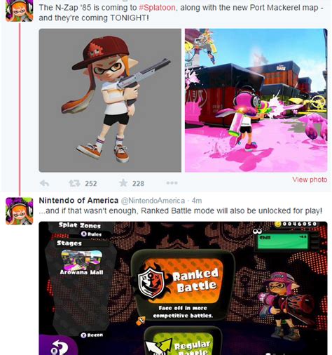 New Stage Weapon And Ranked Come Tonight Splatoon
