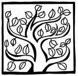 Vine Branches sketch template