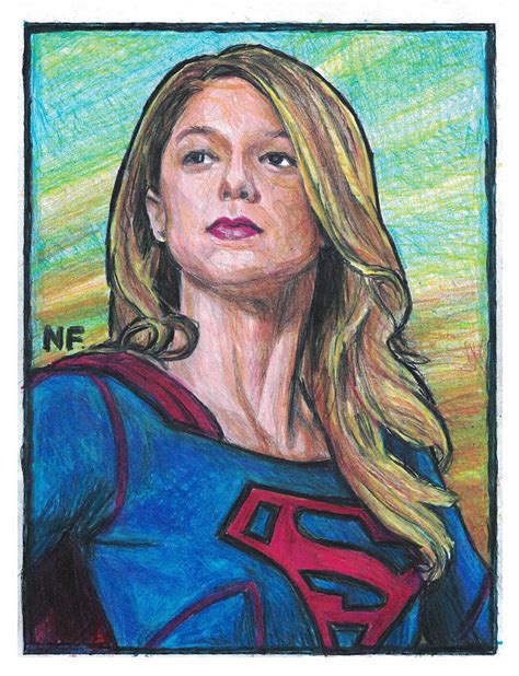 supergirl as portrayed by actress melissa benoit drawing