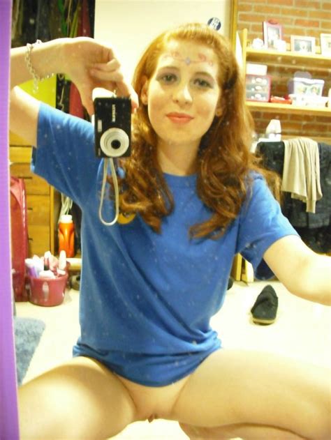 pantless redhead x post from r selfshots bottomless