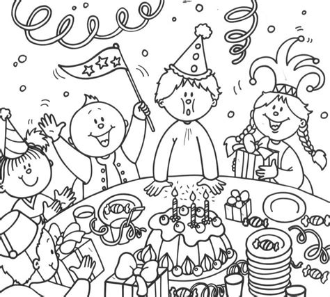 birthday coloring pages   birthdays kids coloring pages
