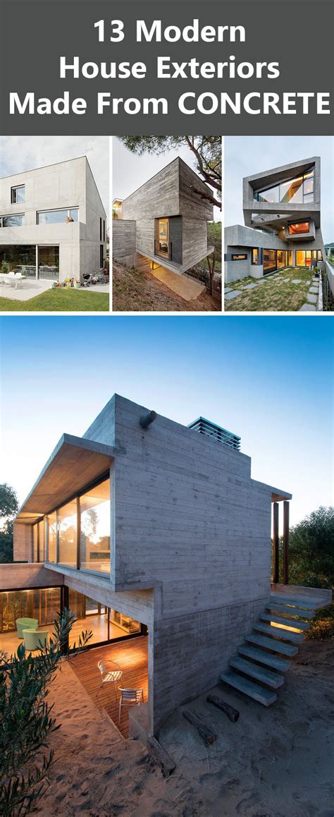 modern house exteriors   concrete contemporist