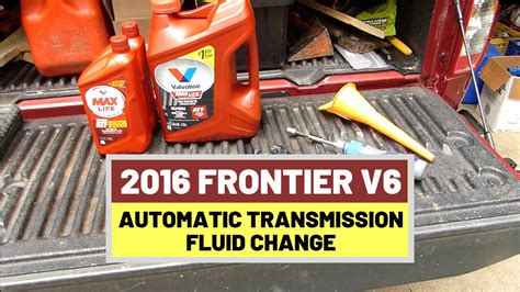 automatic transmission fluid change  nissan frontier sv  youtube