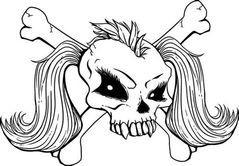 beautiful girly skull coloring page coloring sky