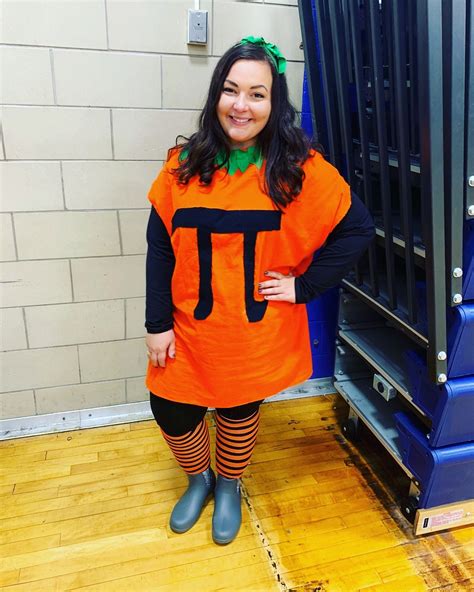 pumpkin pi costume  teach middle school math mathteachercostume teacher middleschool