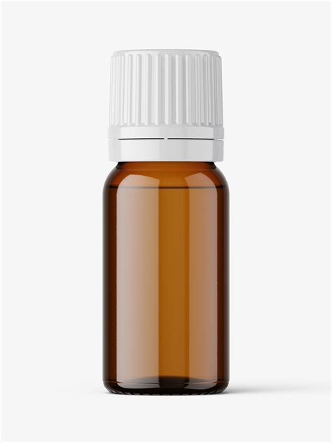 essential oil bottle mockup amber smarty mockups