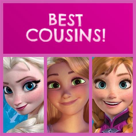 Tangled Frozen Crossover Best Cousins Queen Elsa