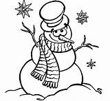 Snowman Coloring Pages Drawing Christmas Line Printable Holidays Gentle Kids Snowmen Easy Cute Color Colouring Drawings Snow Smilling Family Funny sketch template