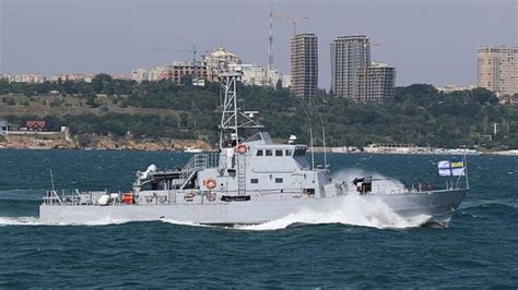 ukraine reports loss   built patrol boat  russian missile