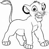 Coloring Pages Simba Kids sketch template