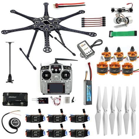 diy rc drone gimbal camera mount full set  axle aircraft kit hmf  frame  gps apm