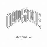 Buckeyes Osu Coloringhome sketch template