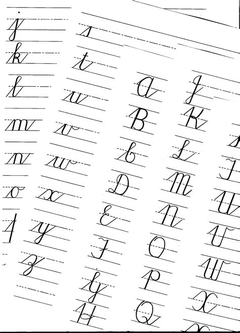 cursive writing practice sheets printable