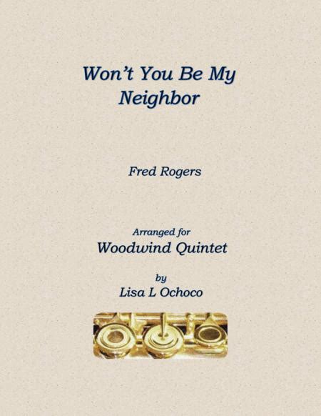 wont you be my neighbor fred rogers sheet music easy piano free music