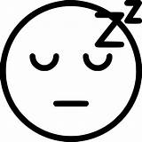 Icon Sleep Smiley Colouring Icons Webstockreview Onlinewebfonts sketch template