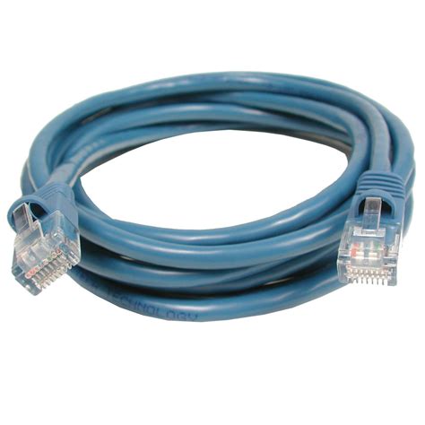 ethernet cat patch cable  foot length blue sealevel