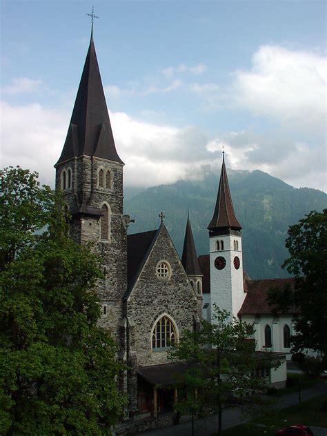 churches  interlaken switzerland  small churches flickr