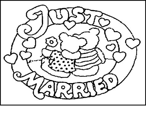 wedding themed coloring pages coloring pages kids