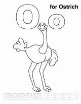 Ostrich Letter Coloring Preschool Handwriting Worksheets Crafts Practice Kids Alphabet Pages Worksheet Activities Types Craft Light Bestcoloringpages Momstown Sheets Letters sketch template