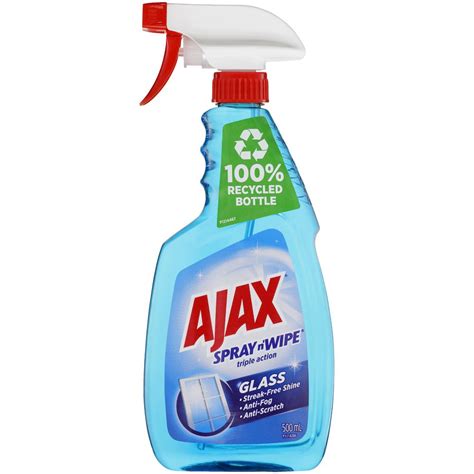 ajax spray  wipe glass cleaner trigger pack ml ebay