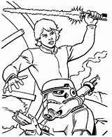 Skywalker Trooper sketch template