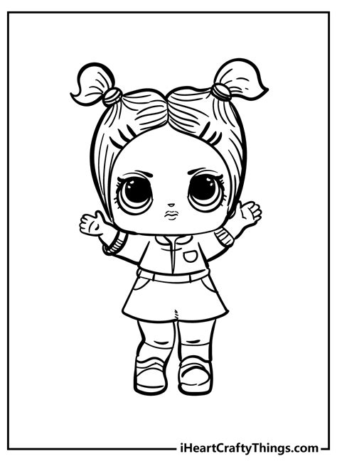 lol surprise doll unicorn coloring page  printable coloring pages