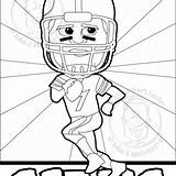 Steelers Touchdown sketch template