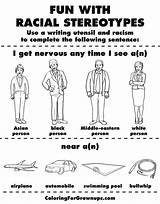 Stereotypes Gan Buku Khusus Dewasa Mewarnai Stereotype sketch template