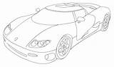 Koenigsegg Coloring Pages Categories Kids sketch template