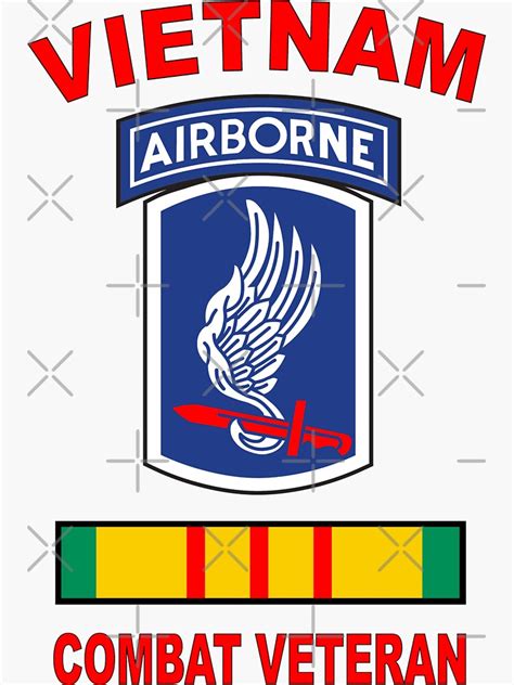 airborne brigade vietnam veteran sticker  sale  tommytbird