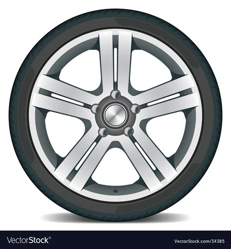 car wheel royalty  vector image vectorstock