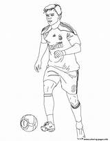 Madrid Coloring Real Soccer Pages Football Xabi Printable Color sketch template